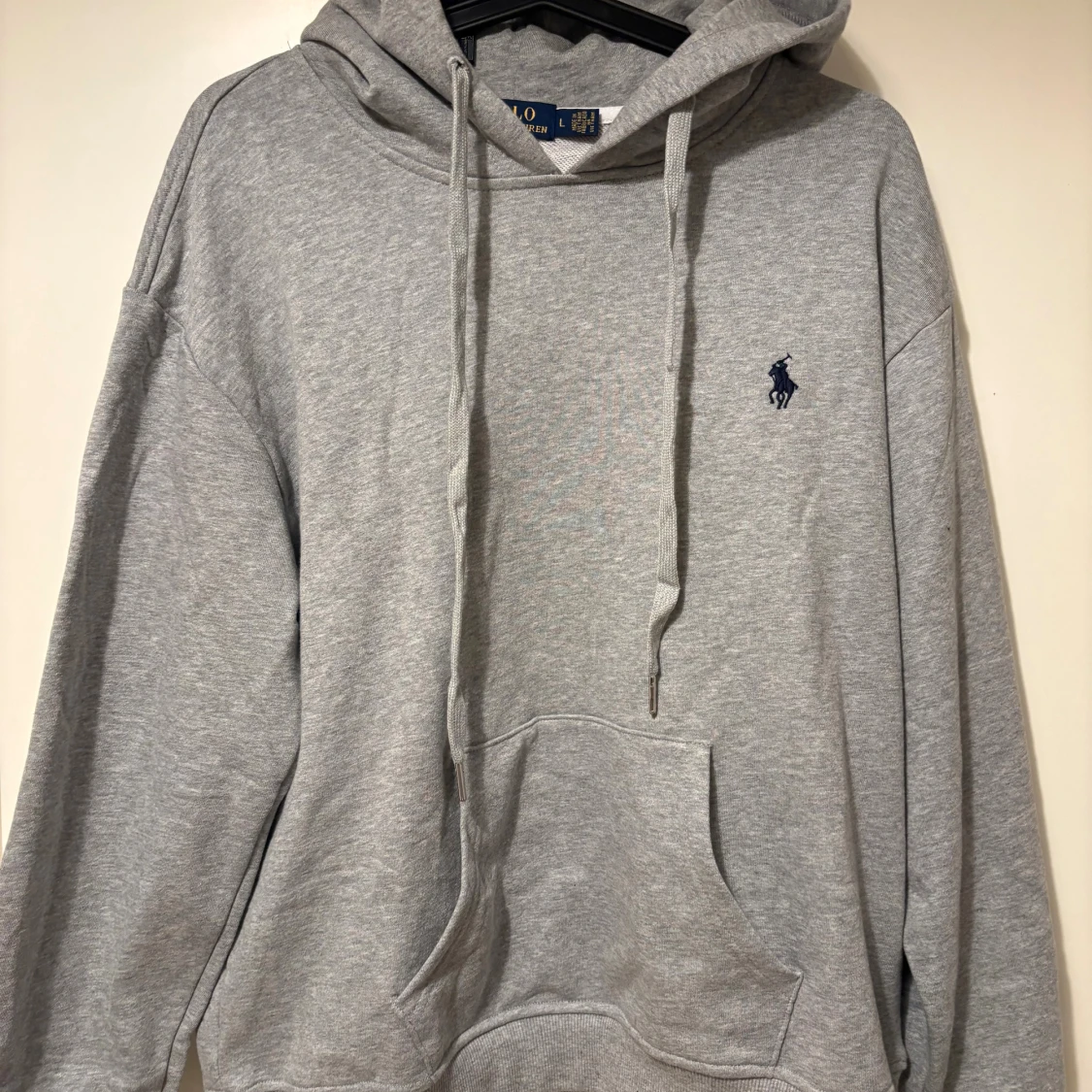 Grå hoodie från Polo Ralph Lauren