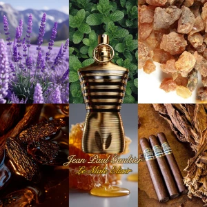 Jean Paul Gaultier Le Male Elixir - Jean Paul Gaultier Le Male Elixir har en unik och modern design. Ingredienser som syns är lavendel, mynta, rökelse, vanilj, honung och tobak. Perfekt för dig som vill sticka ut med en ikonisk flaska och en cool vibe.