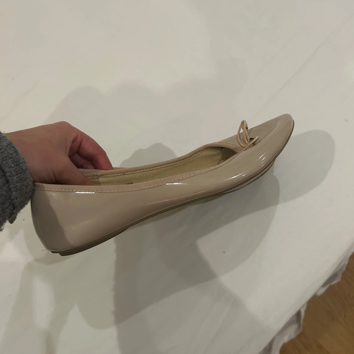 Beige/Rosa ballerinaskor från Alley - 1