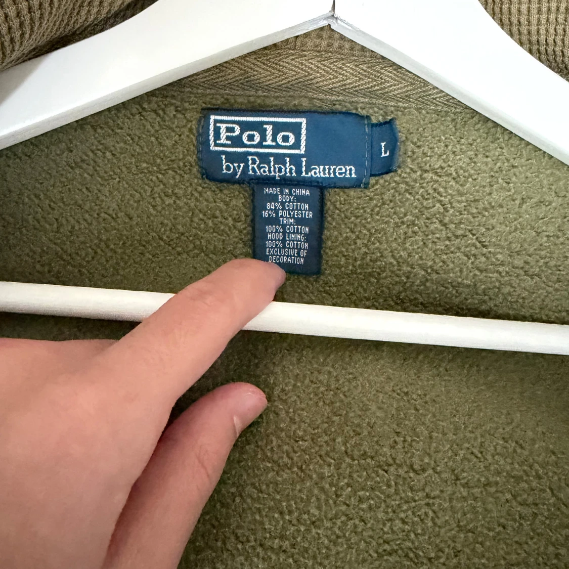 Beige hoodie från Polo Ralph Lauren - 1