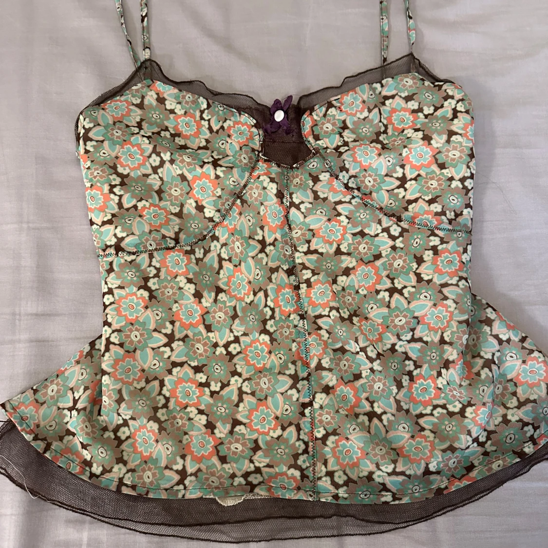 Floral cami top - 1