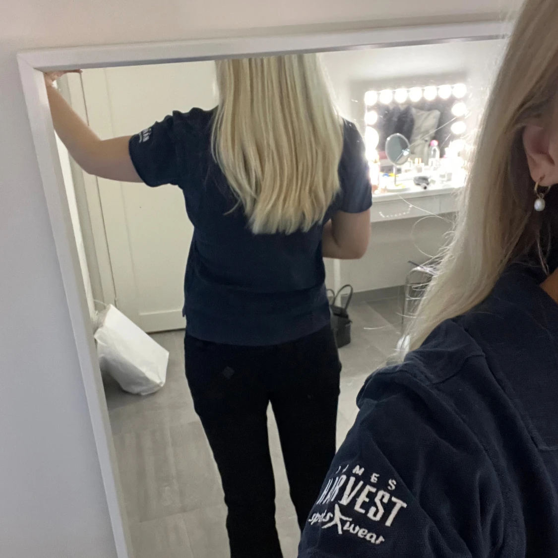 Mörkblå piké  - 1