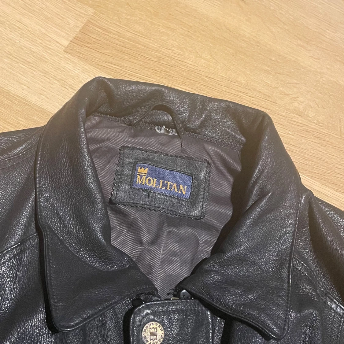 Svart skinnjacka från Molltan - 1