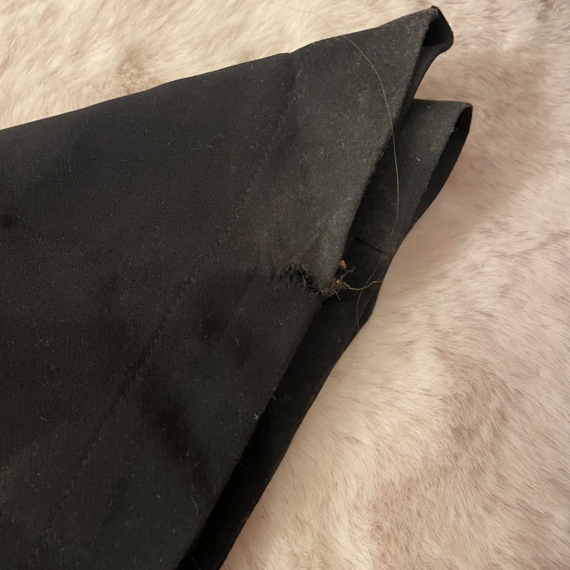 Lågmidjade bootcut kostymbyxor  - 1