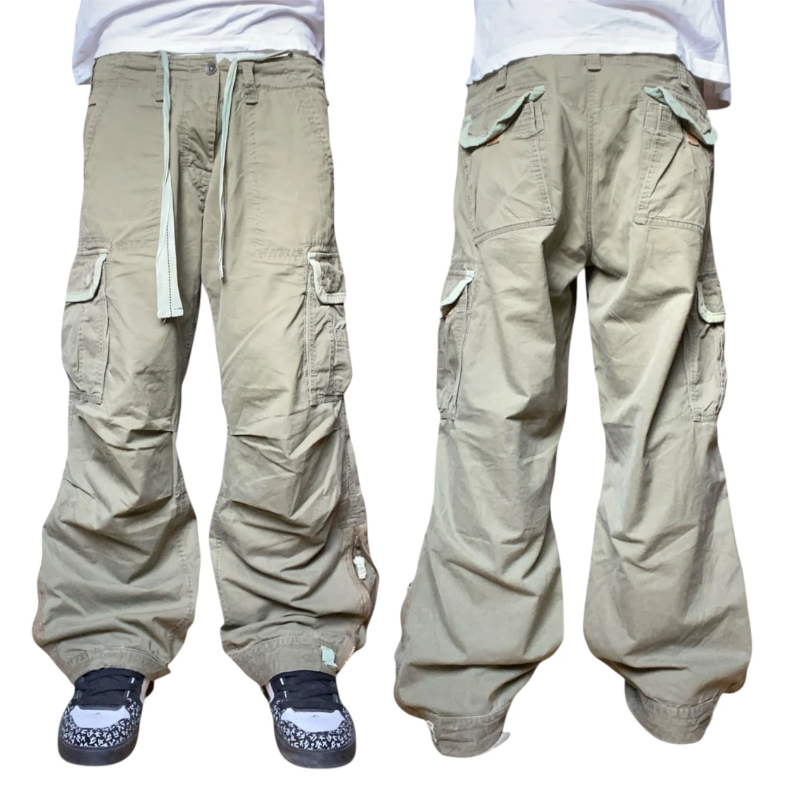 Abercrombie and Fitch baggy cargo byxor