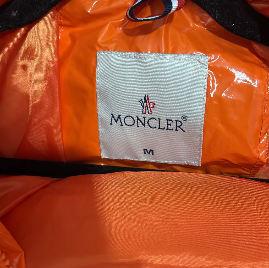 Orange dunjacka från Moncler - 4