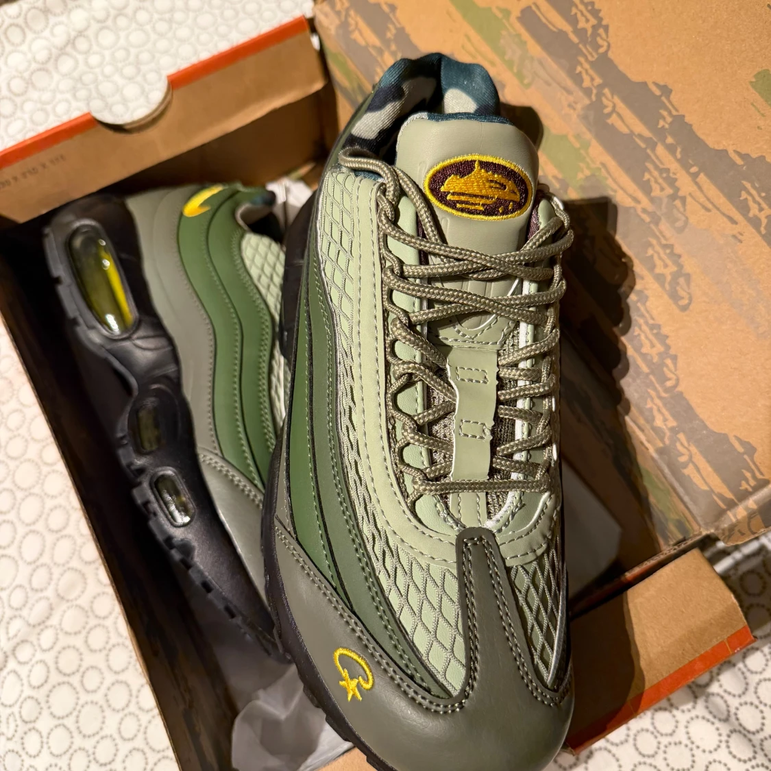 Nike Air Max 95 gröna sneakers corteiz  - 1