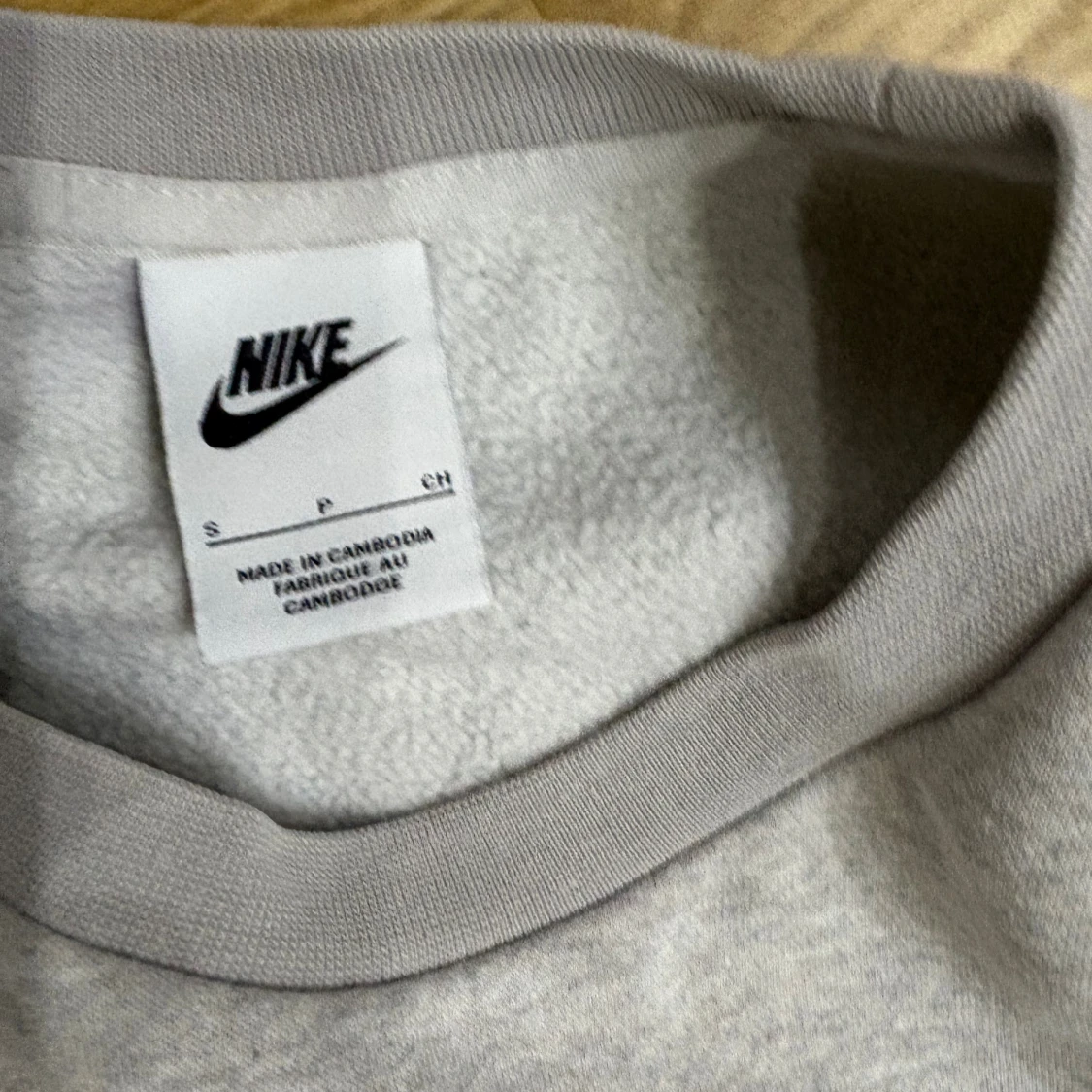 Grå Nike Air sweatshirt i bomull - 1