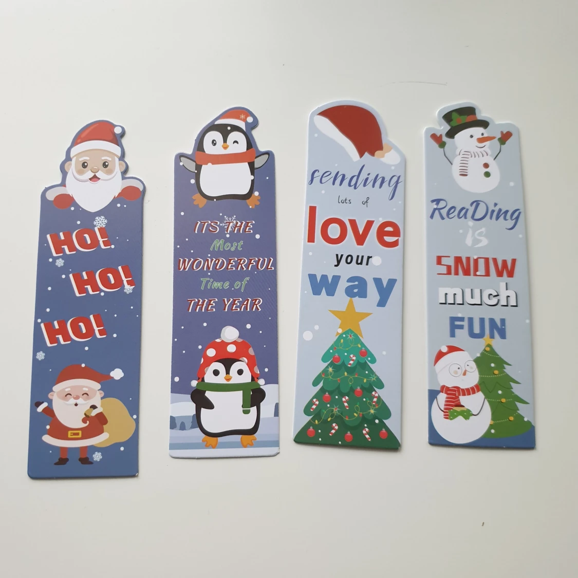 Juliga bokmärken - 4-pack