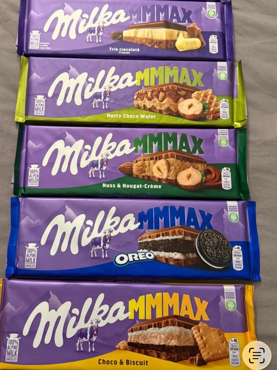 Milka MMMax chokladkakor 5-pack