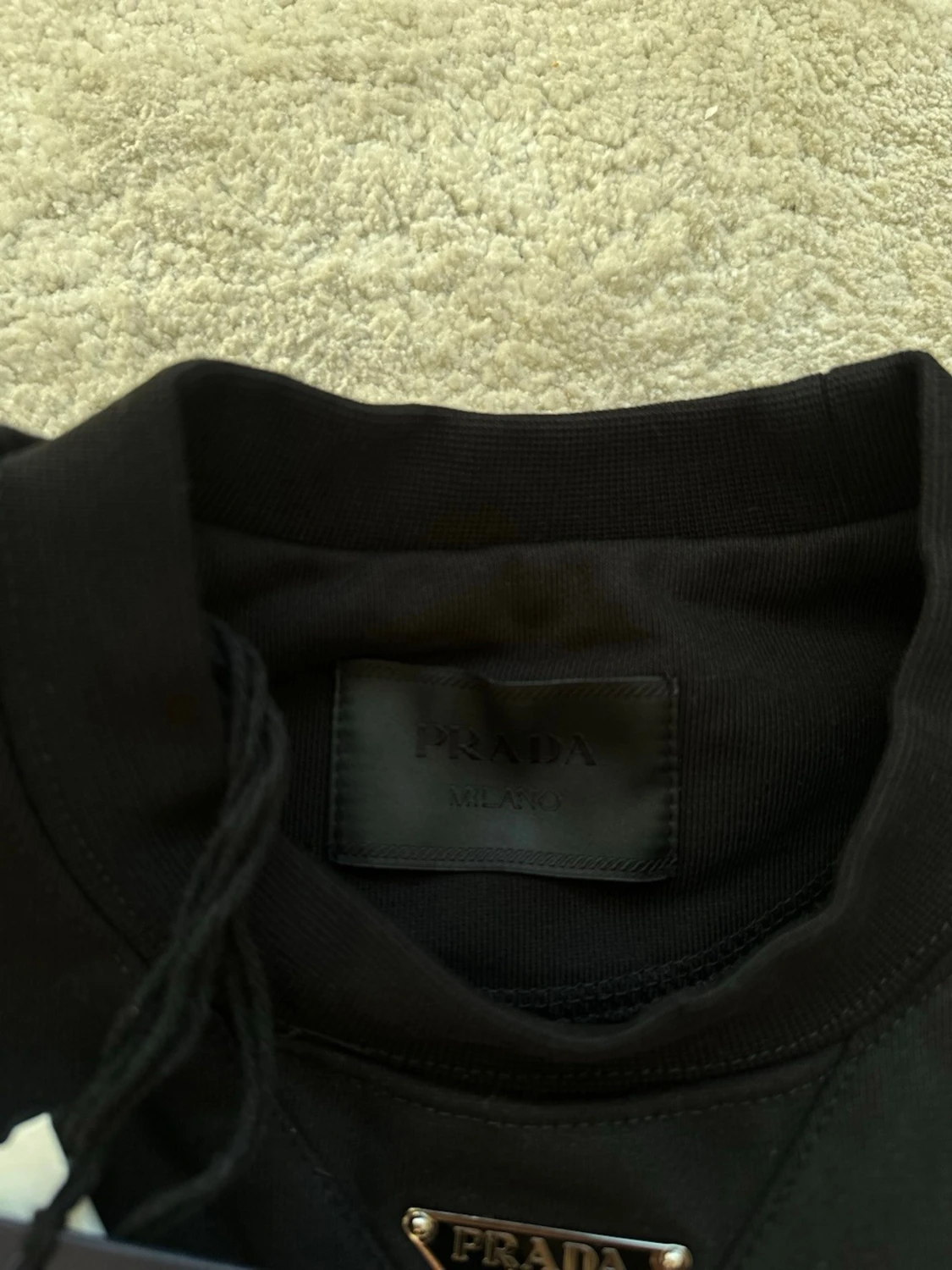 Svart sweatshirt från Prada - 4