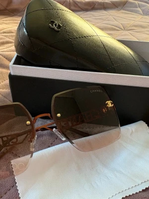 Brun solglasögon - Jag säljer solglasögon som jag fick i present av min syster. De är definitivt för stora för mig. Kanske någon kommer att uppskatta dem.