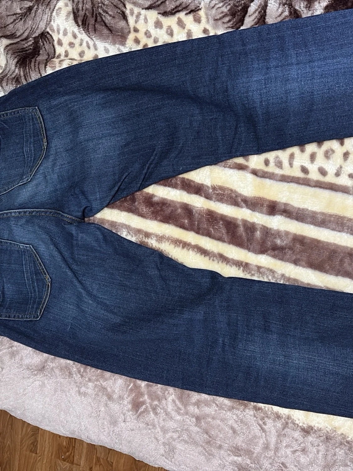 Mörkblå raka jeans W28 L30 - 1