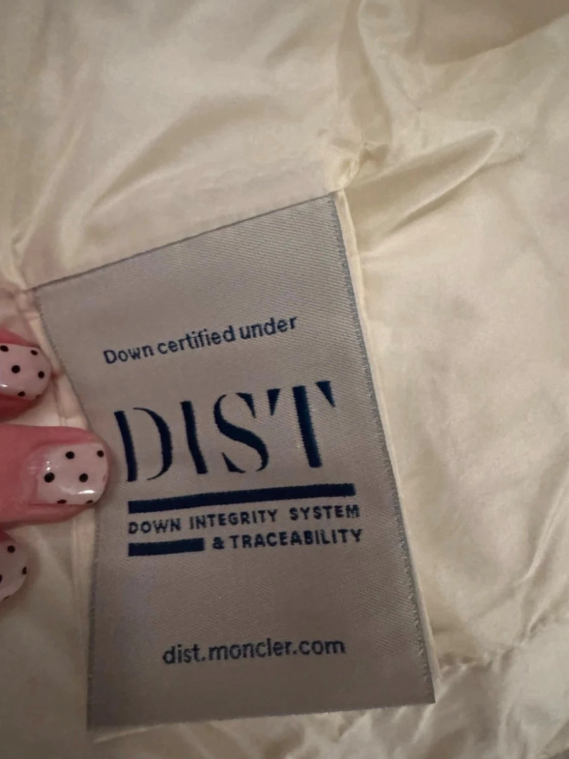 Vit dunjacka från Moncler - 4