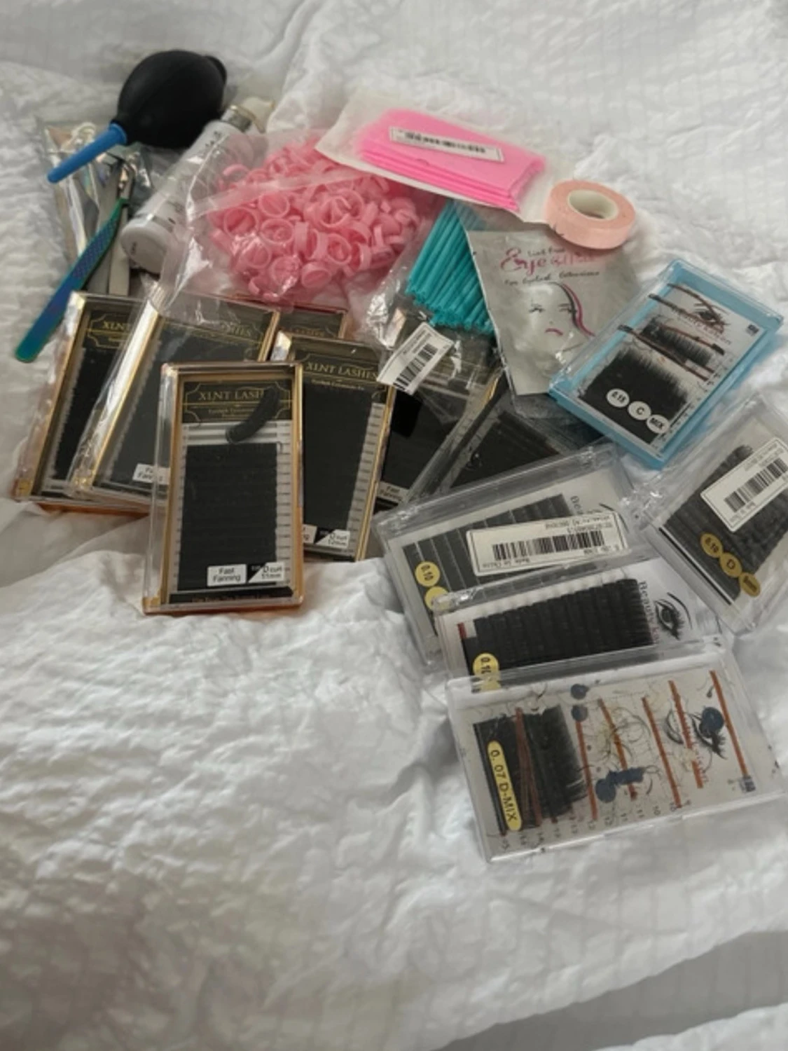 Stort kit med fransförlägnings tillbehör 