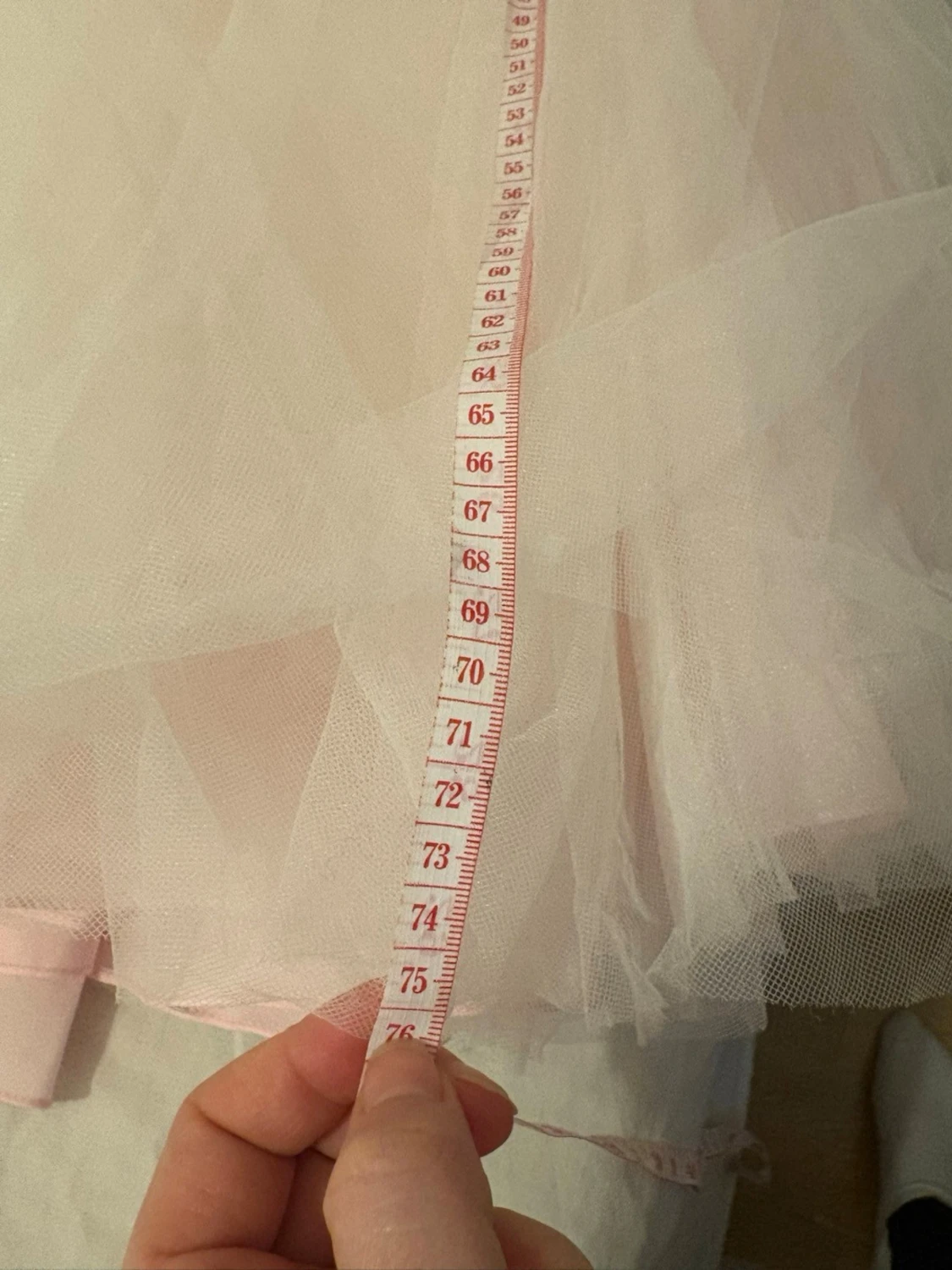 Ljusrosa långklänning med spets( flickkläder) - 6