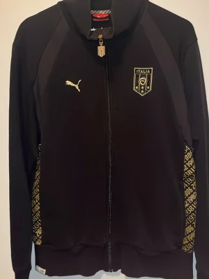 Italiensk fotbollströja  - Italiensk fotbollströja med guld detaljer 