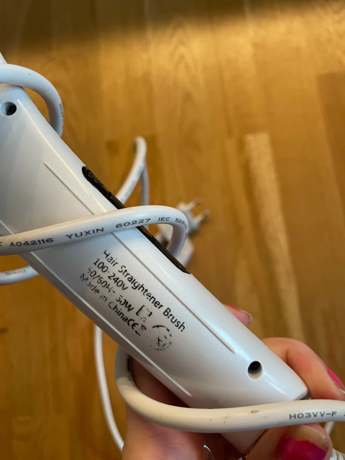 Heat Crush Hair Straightener Brush - 2