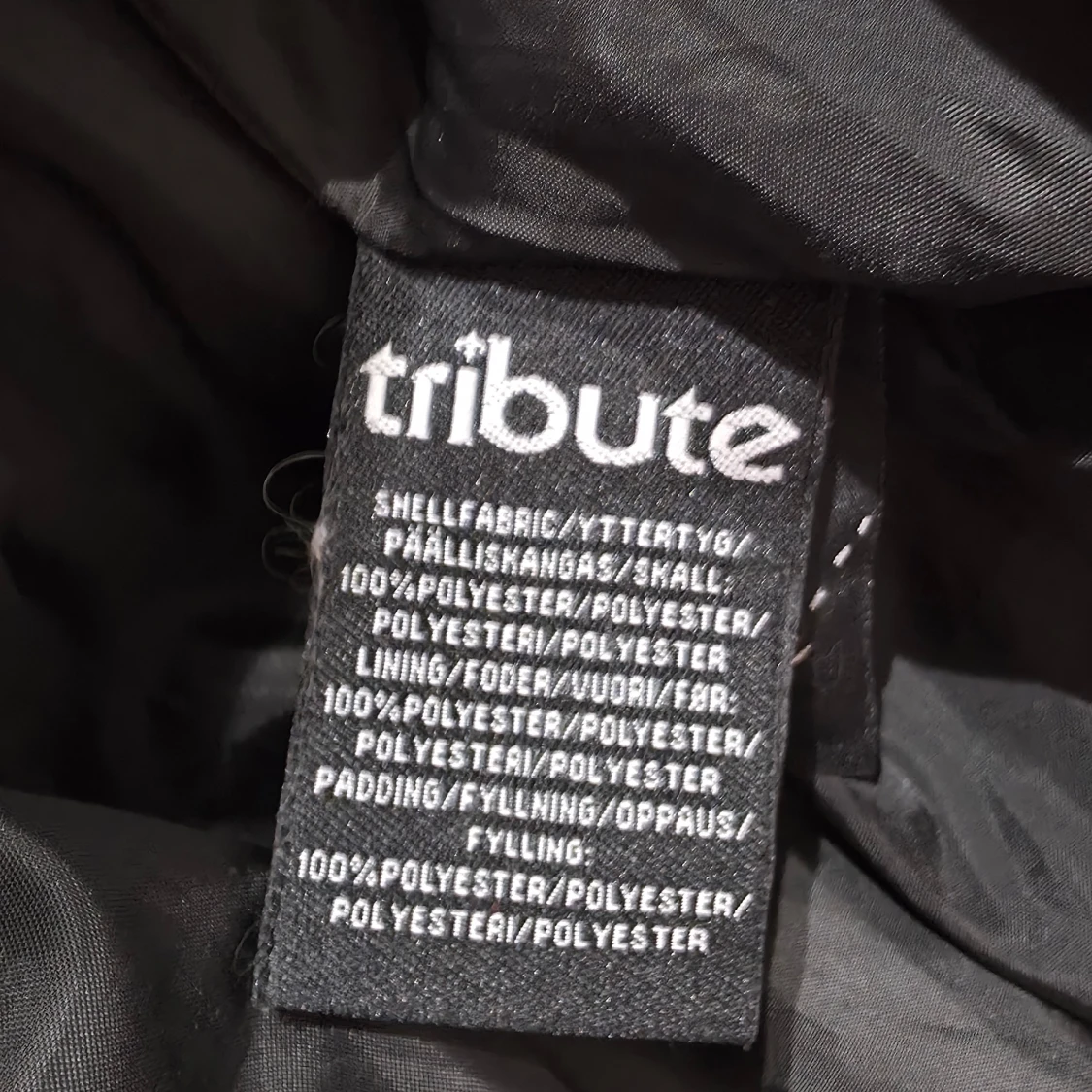 Grå lång pufferjacka från Tribute XL - 4