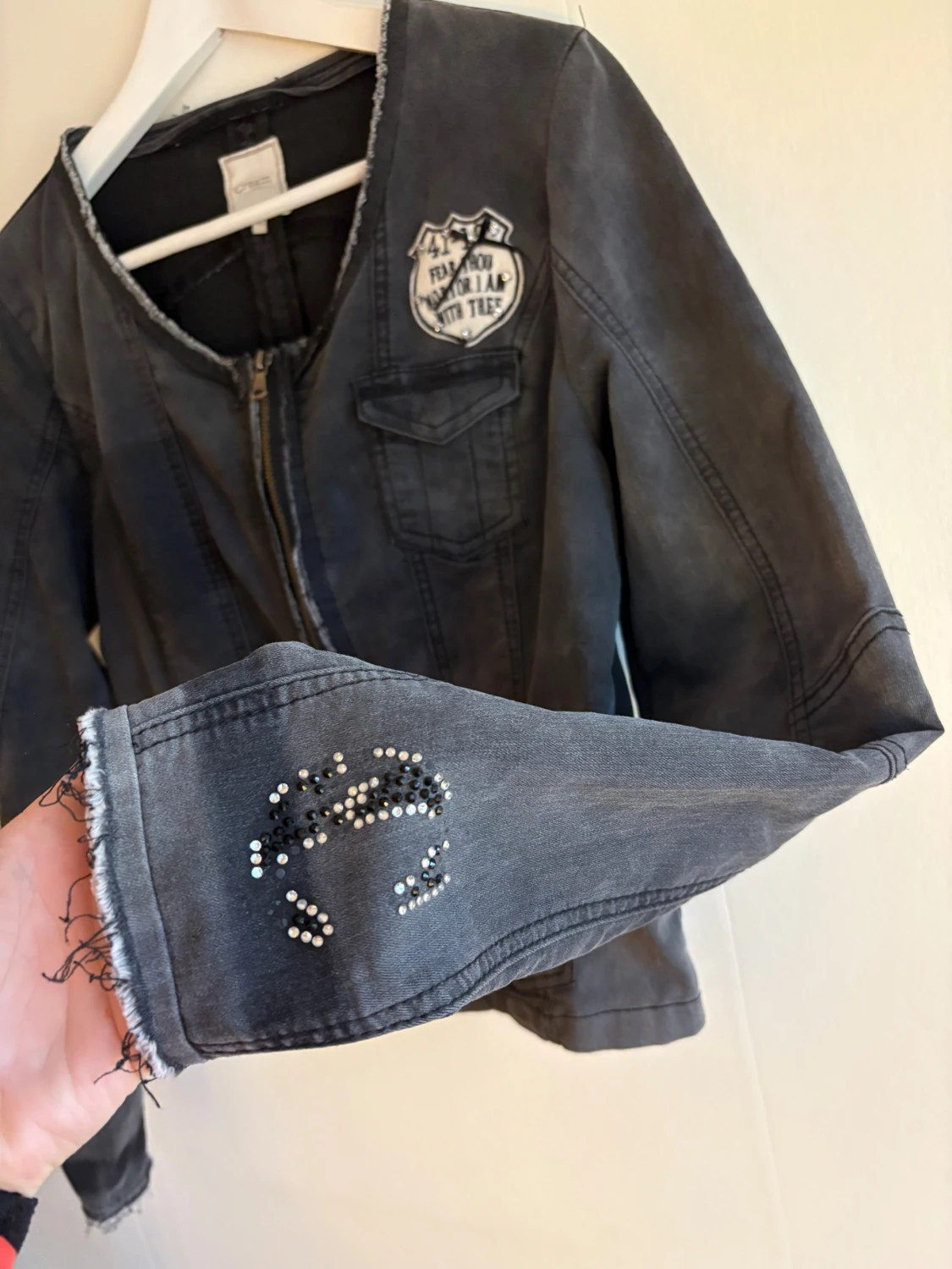 Svart jeansjacka från Cream - 1