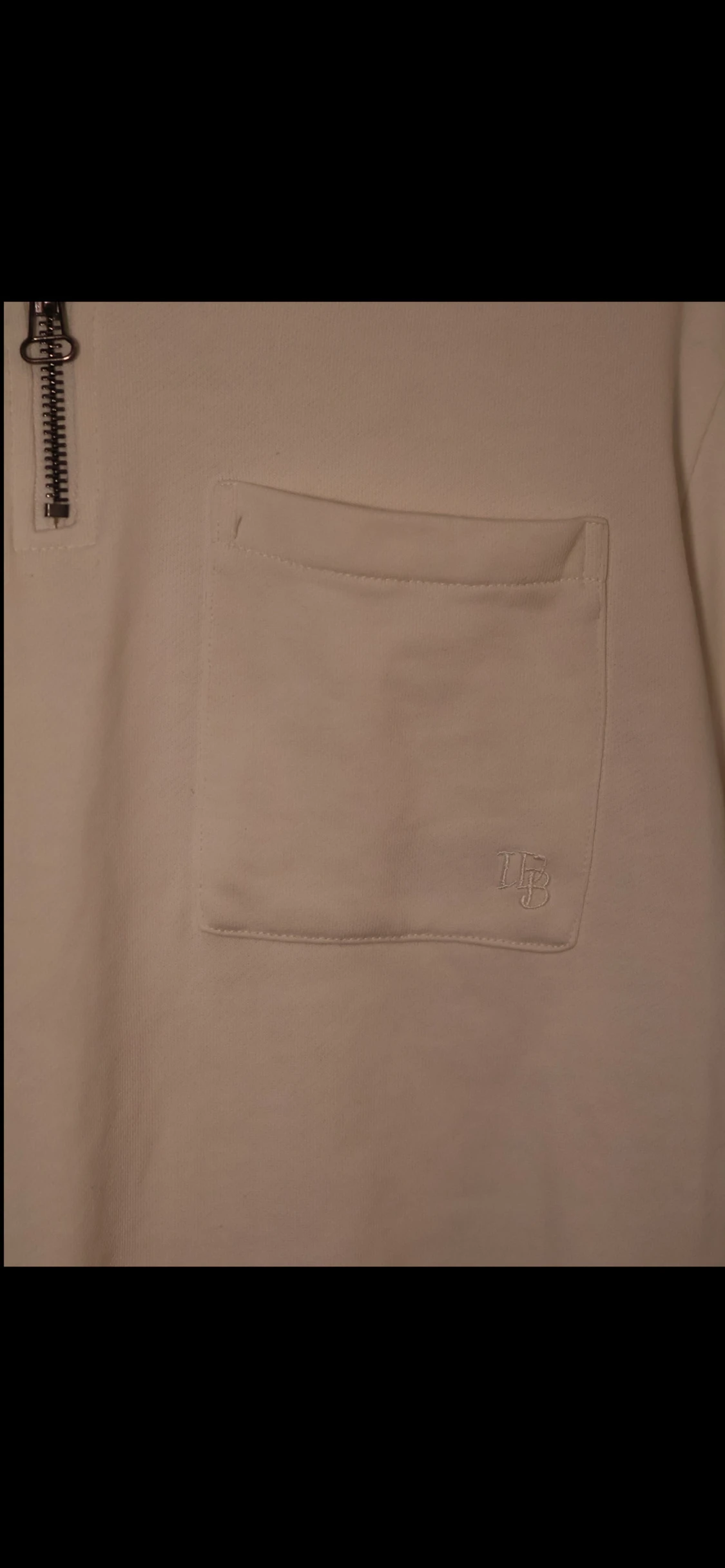 Vit half zip tröja från Woodbird XS - 2