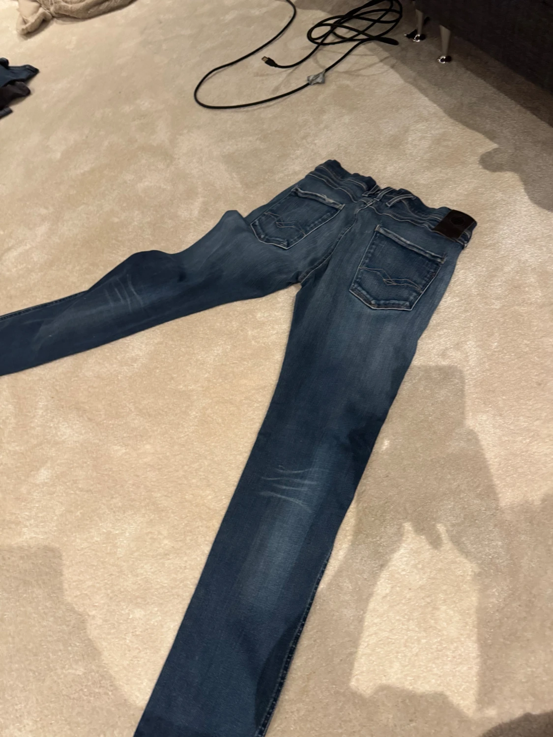 Replay Anbass blå jeans herr w-33 l-32.         1 - 2