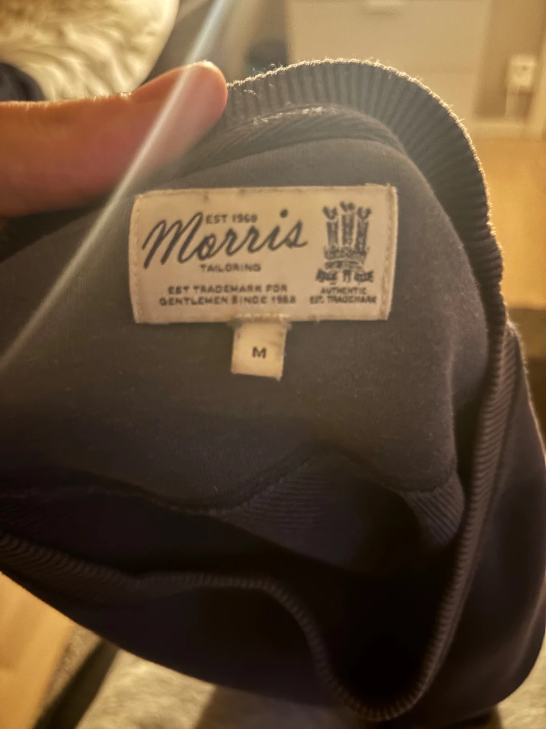 Mörkblå sweatshirt från Morris M - 2