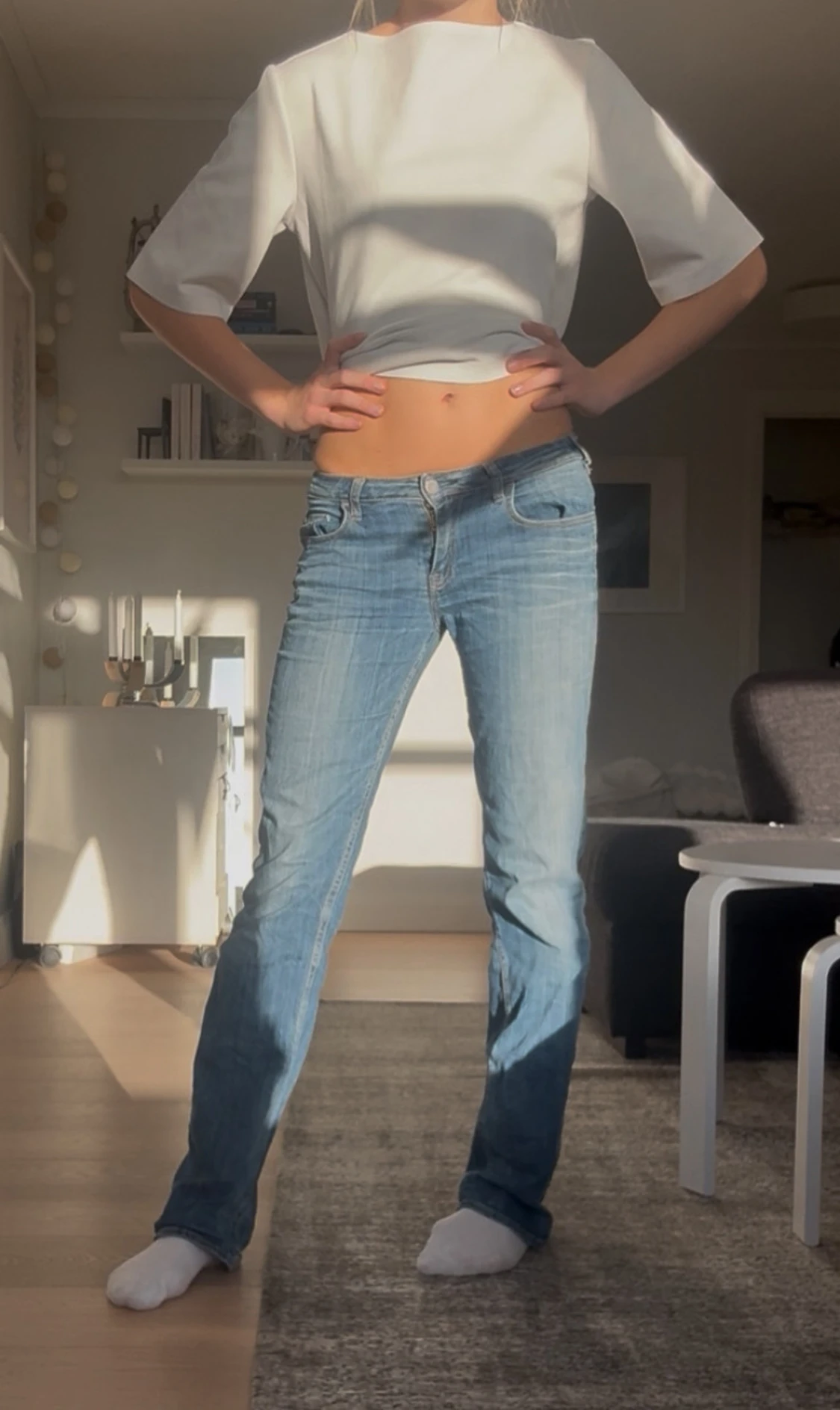 Lågmidjade blå jeans från Levis - 1