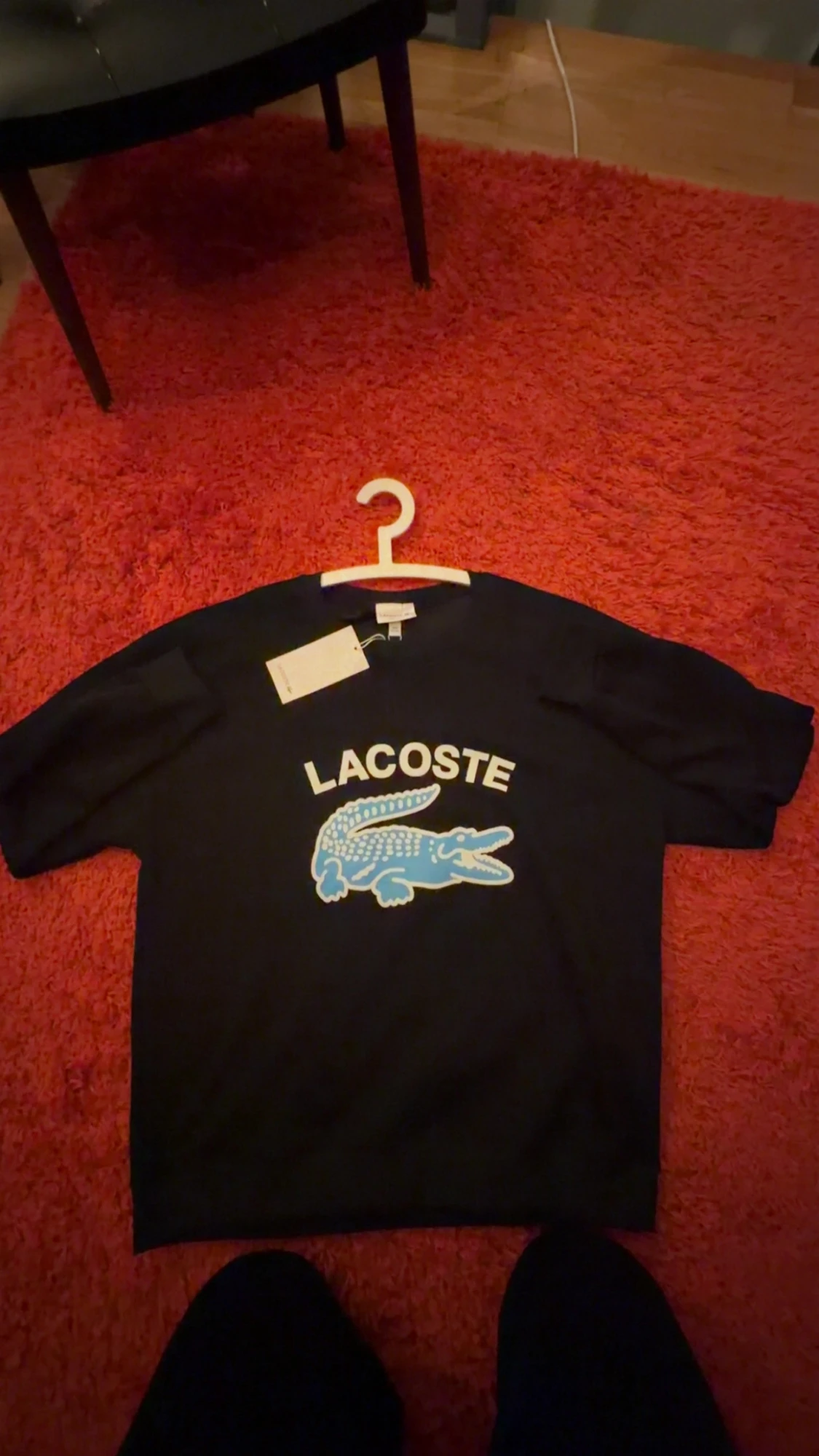 Svart Lacoste tröja 