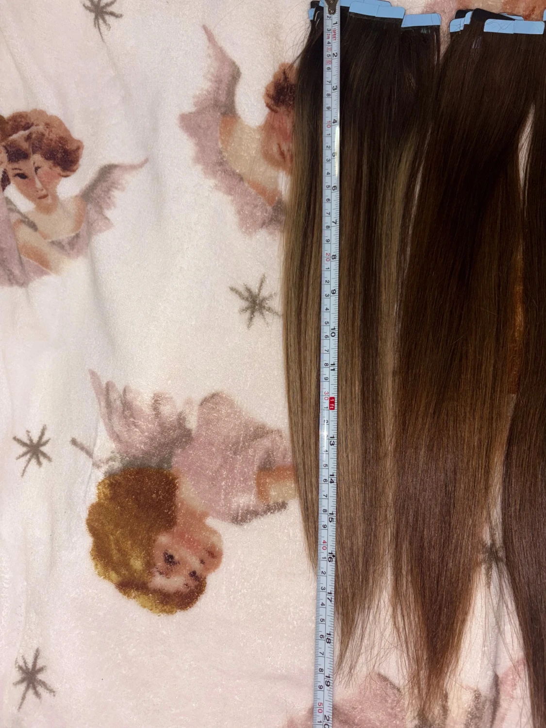 Hårförlängning tape i människohår - 1