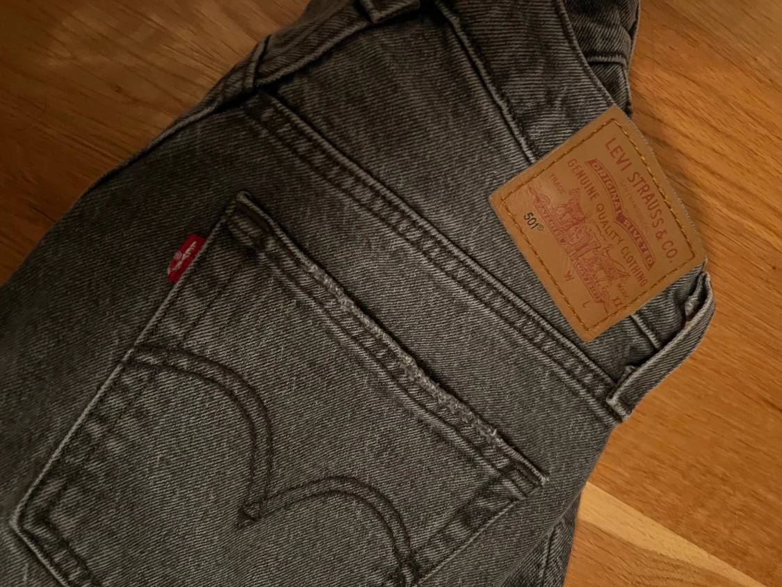 Levi's 501 grå jeans straight fit - 3