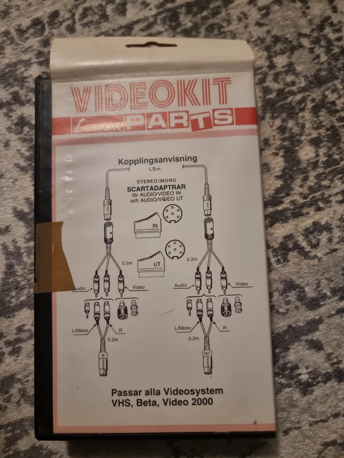 Videokit Luxor Parts SCART-adapterset