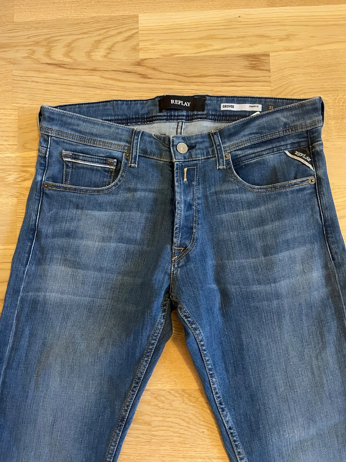 Blå Replay Grover jeans W31 L30 - 1