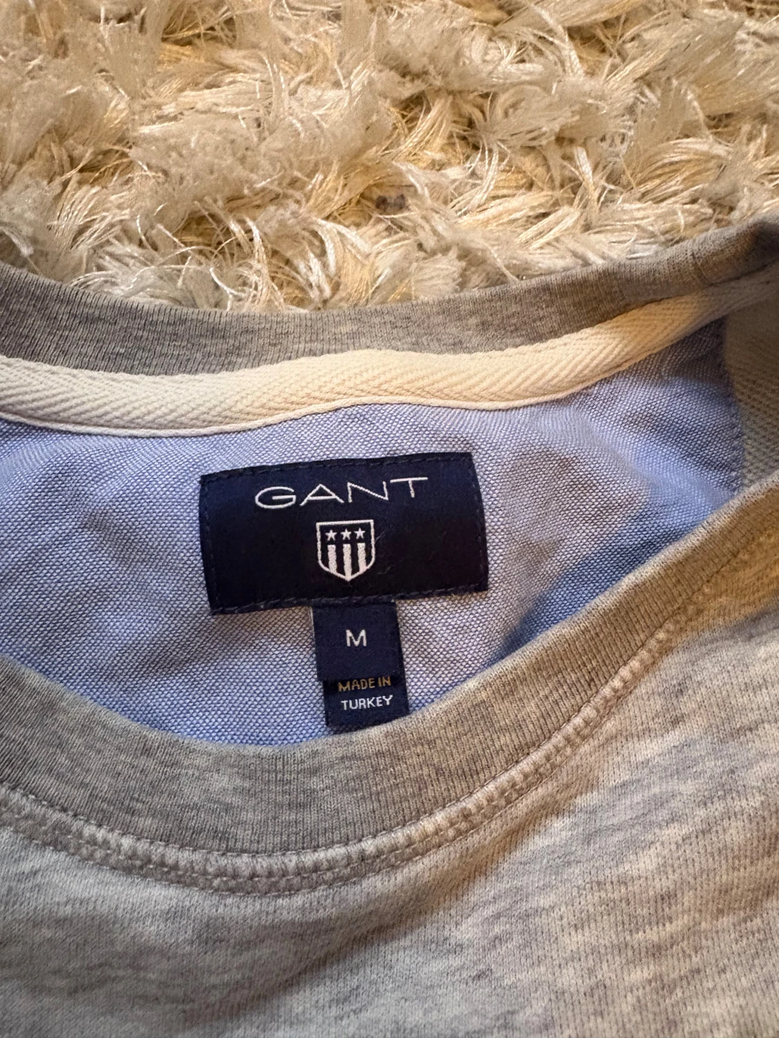 Grå sweatshirt från GANT i bomull - 1