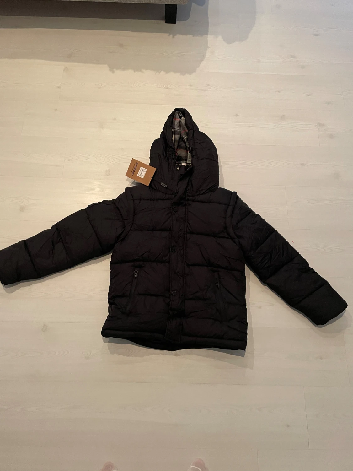 Svart dunväst/jacka från Burberry  - 2