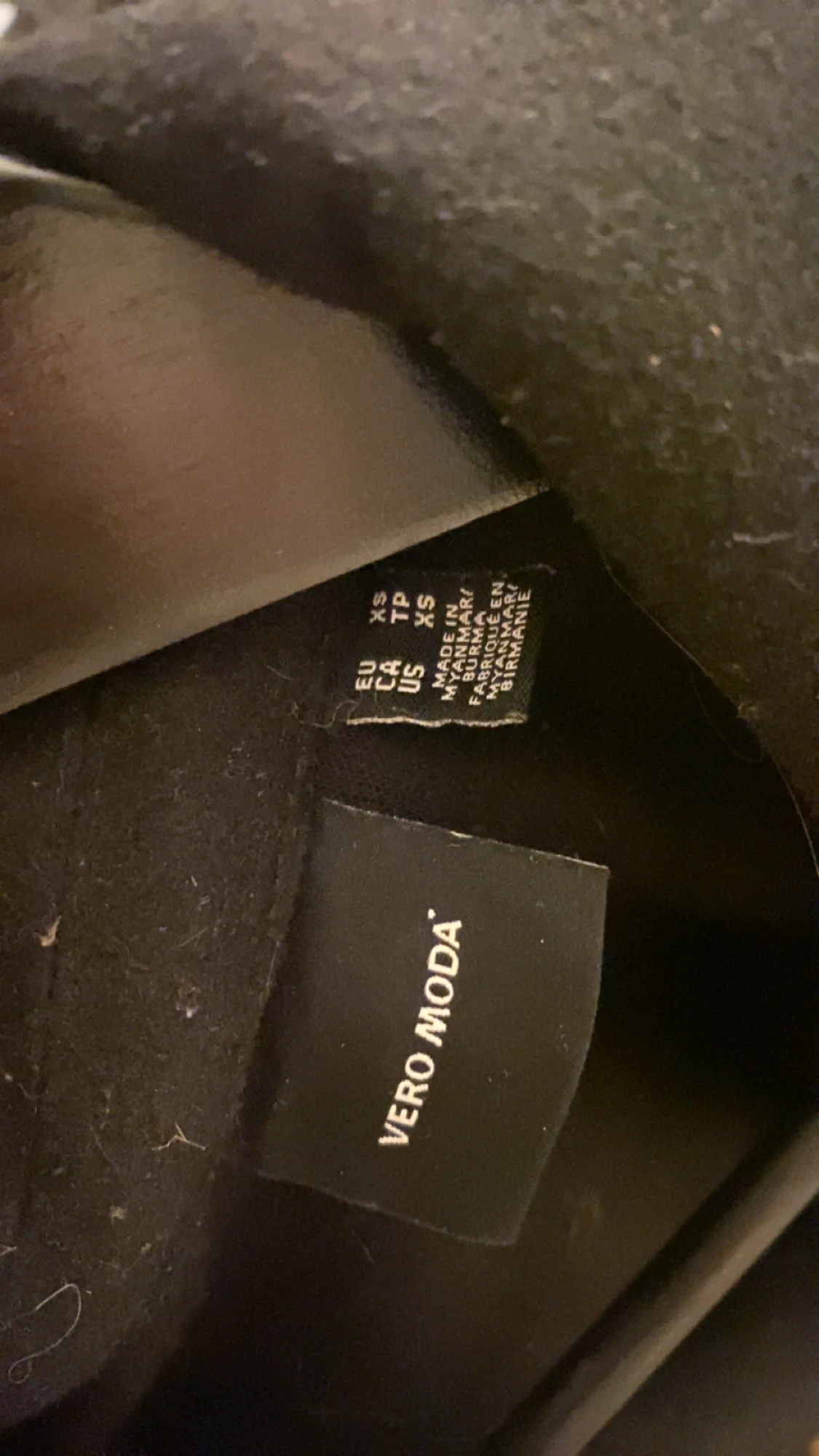 Svart kappa från Vero Moda XS - 2