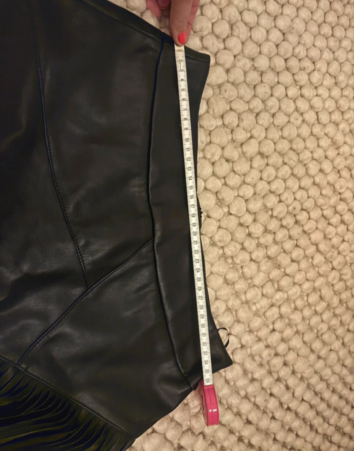 Vintage skinnkjol med fransar från J’AIME - 3