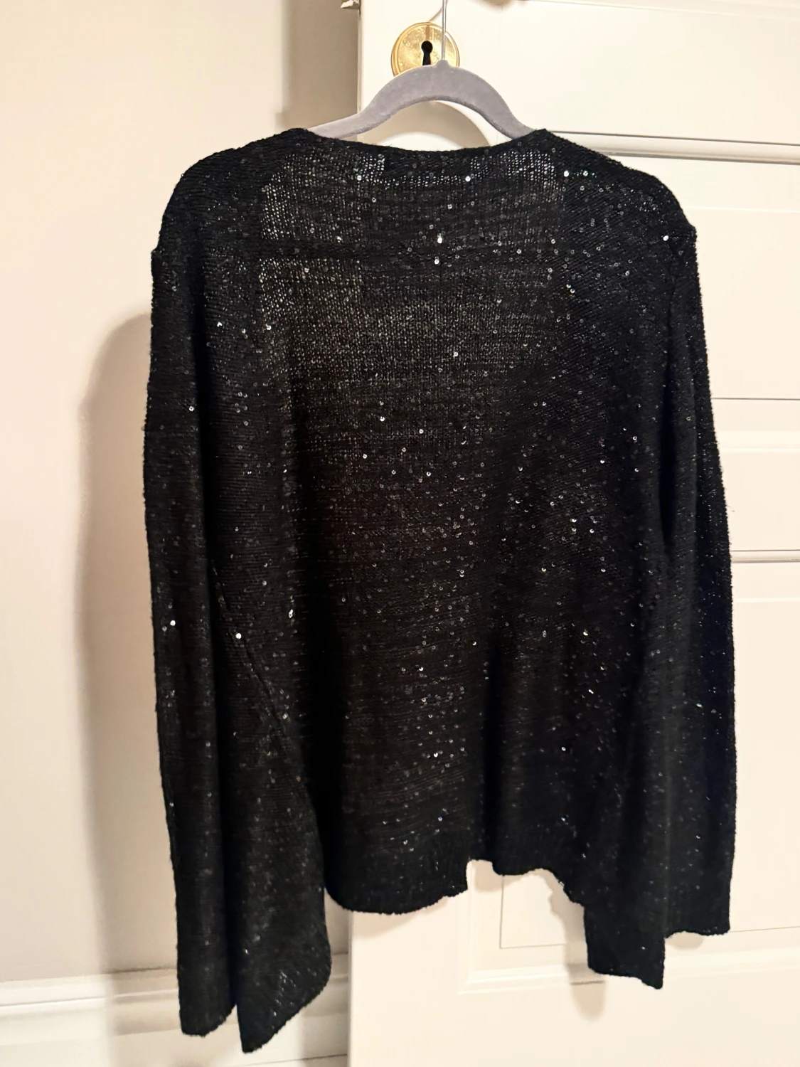 Svart glittrig kofta från Vila - 1