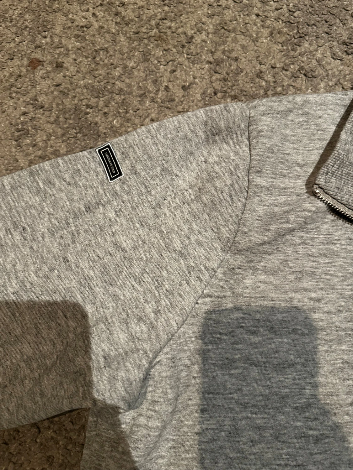 Grå half zip tröja från Superdry - 1