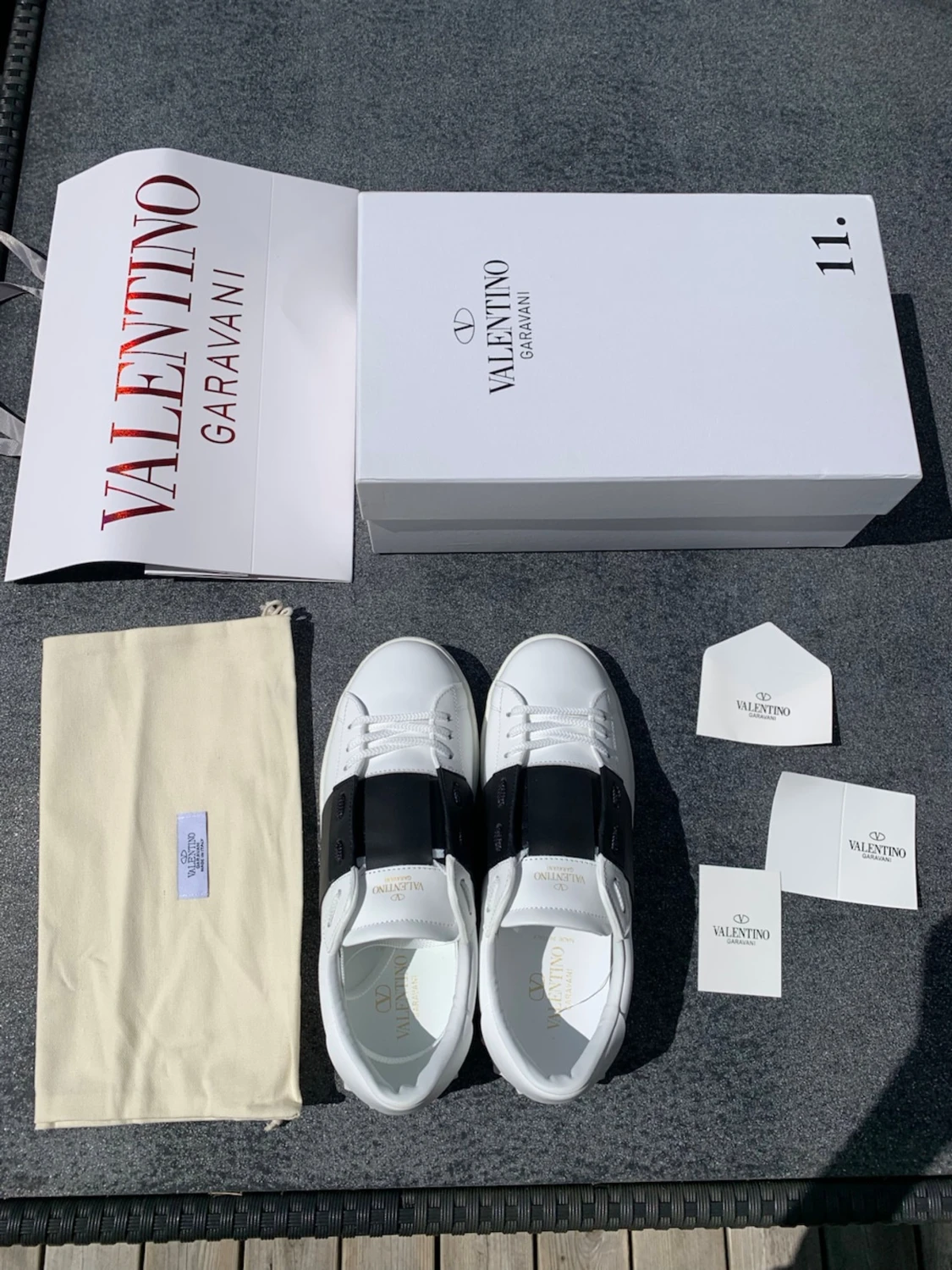 Valentino open svart - 4