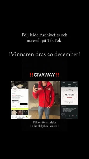 Vintage Hollister cardigan | GIVEAWAY - Vintage Hollister Hoodie | Giveaway! För att vara med i giveawayen behöver du: 1️⃣ Följa mig här på plick 2️⃣ Gilla denna annons 3️⃣ Följa mig på TikTok: M.resell  När du gjort dessa steg är du automatiskt med i utlottningen! (Stegen kontrolleras innan dragningen.)  Giveawayen avslutas 20 december – lycka till! ❗❗