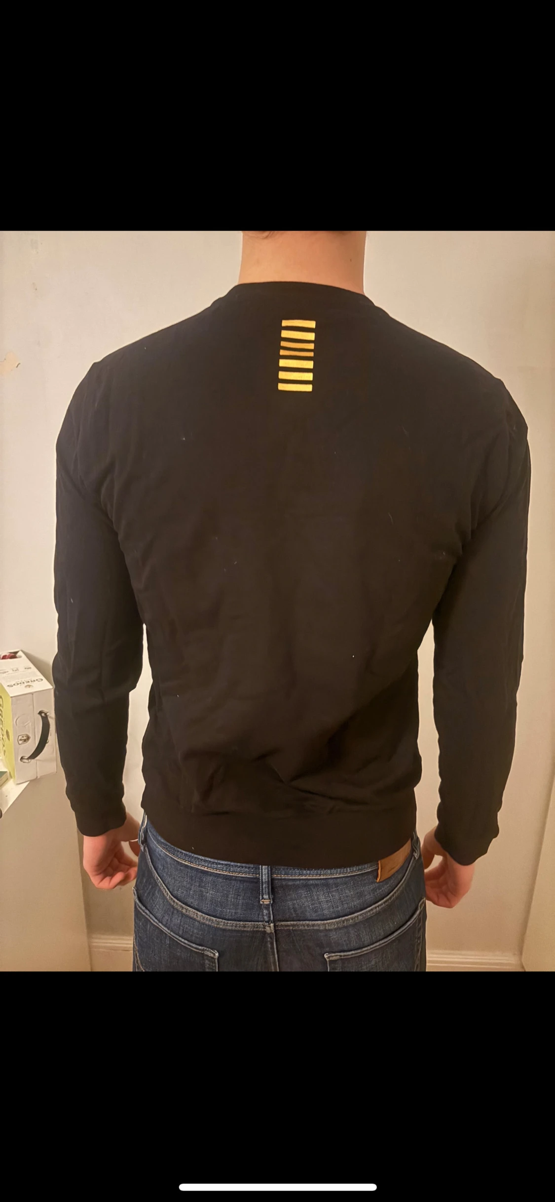 Svart långärmad tröja EA7 - 1