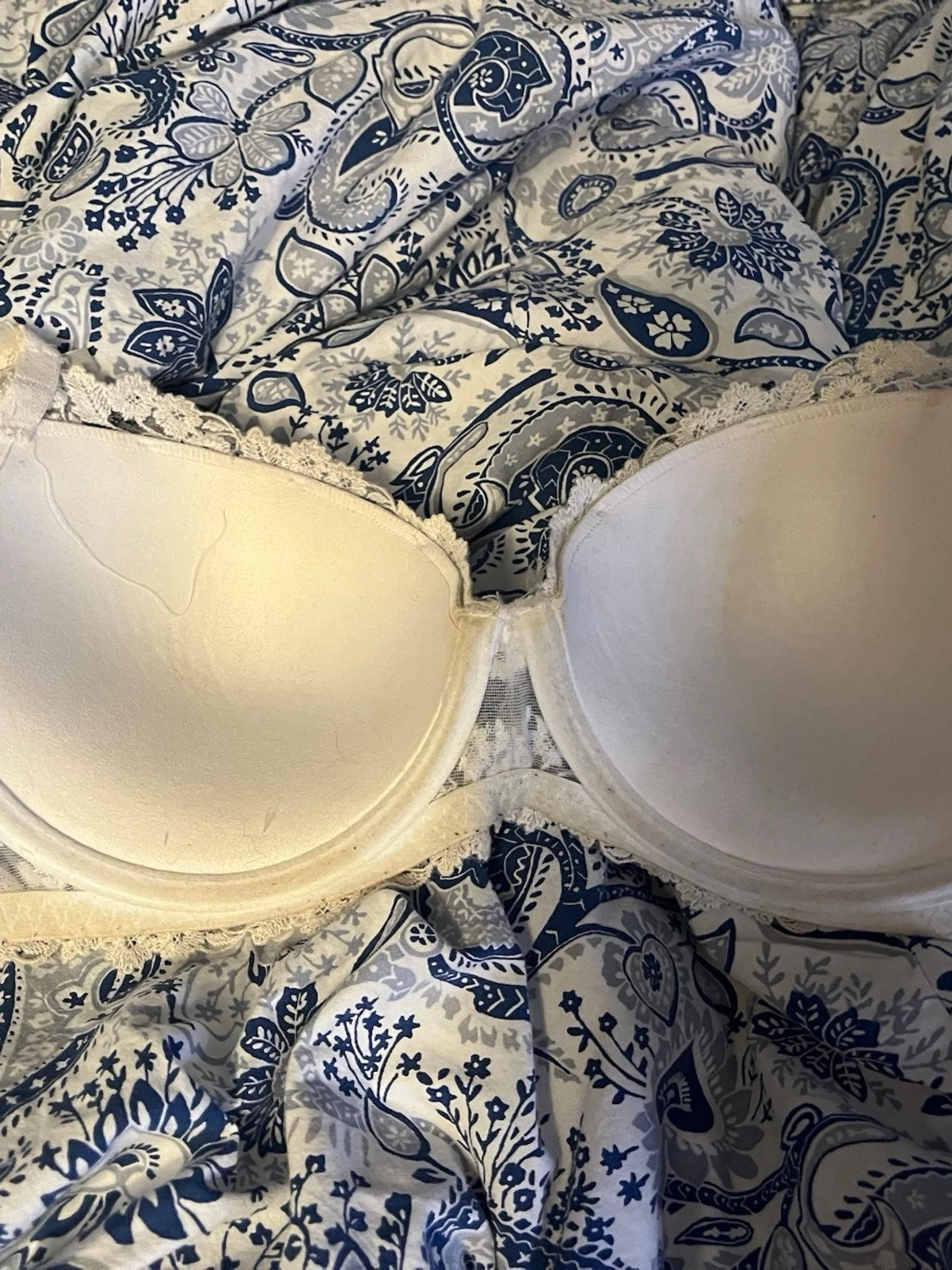 Jättefin vit bh från cubus  - 4