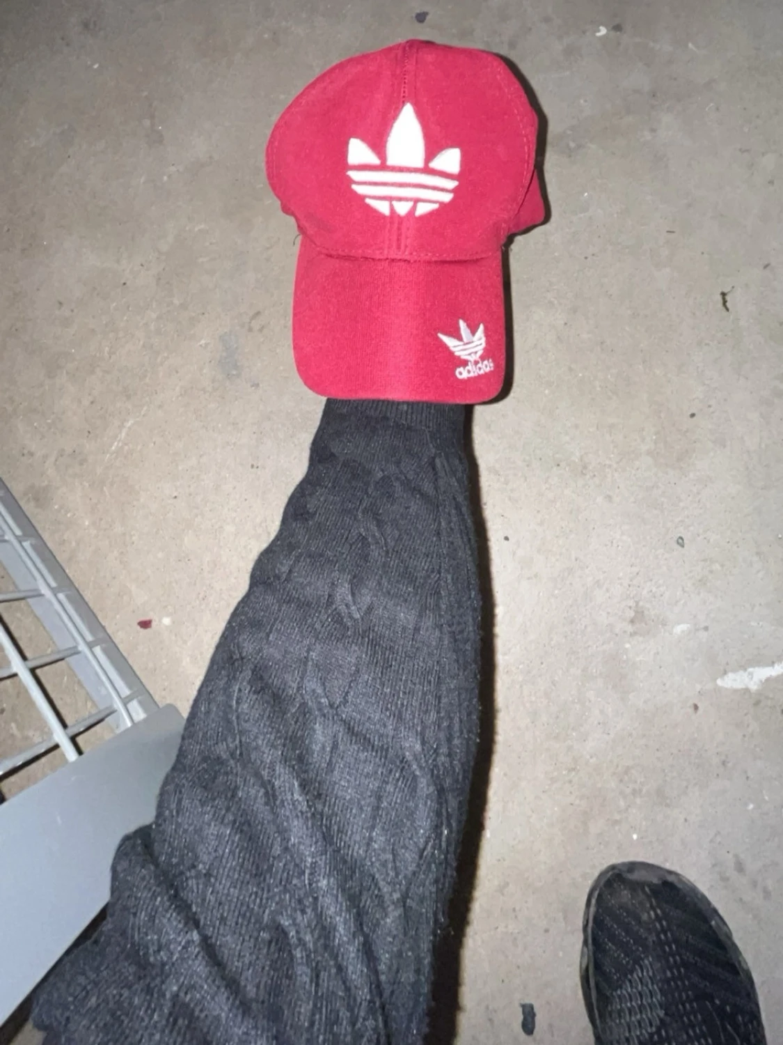 Röd Adidas Flexfit keps