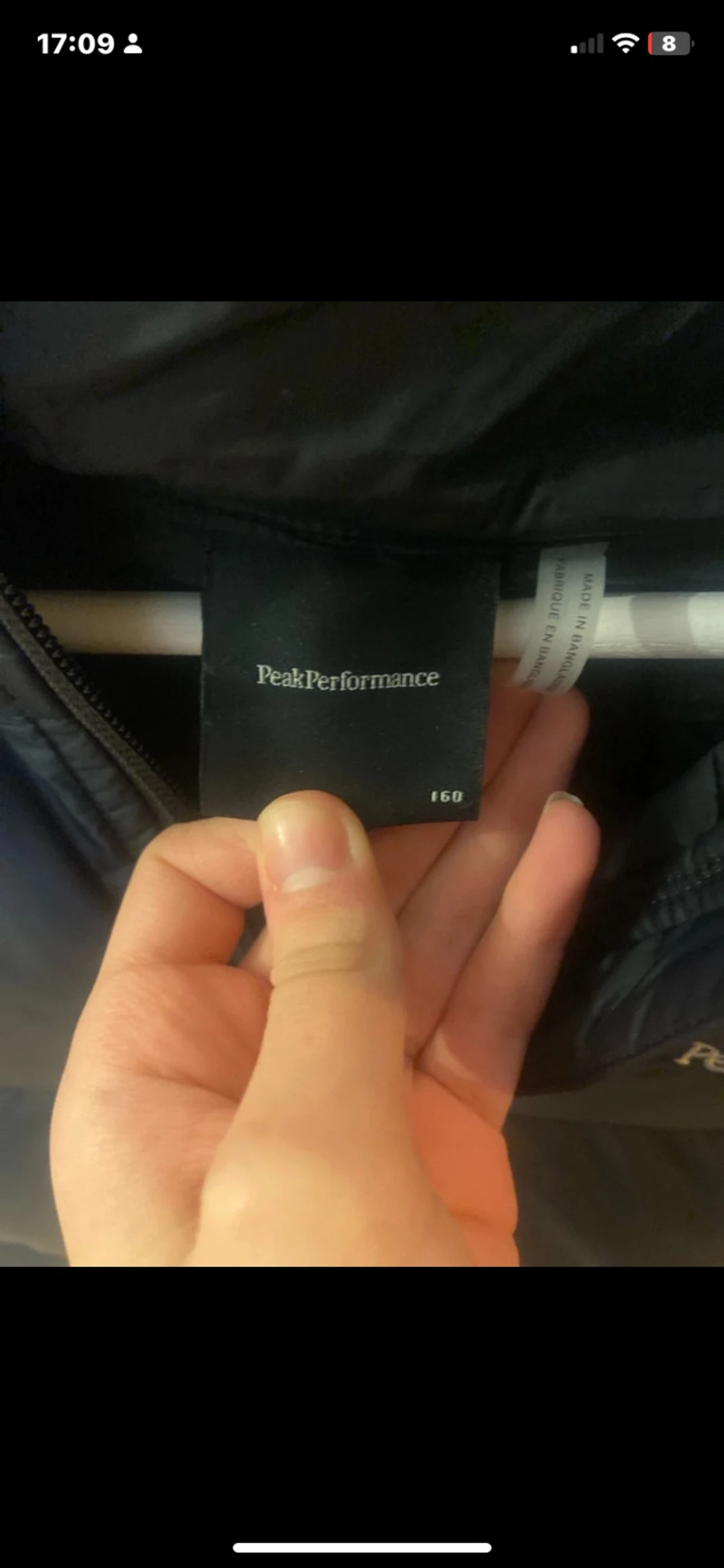 Marinblå dunjacka Peak Performance 160 - 3