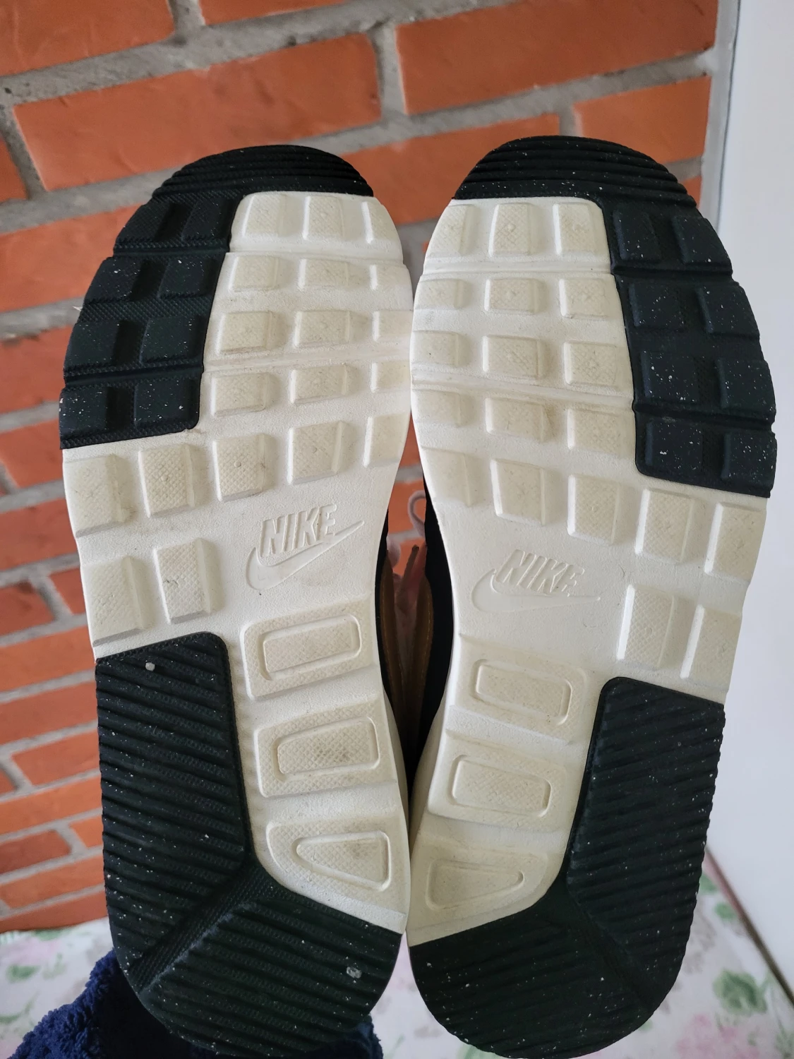 Nike Air Max sneakers vit/guld - 4