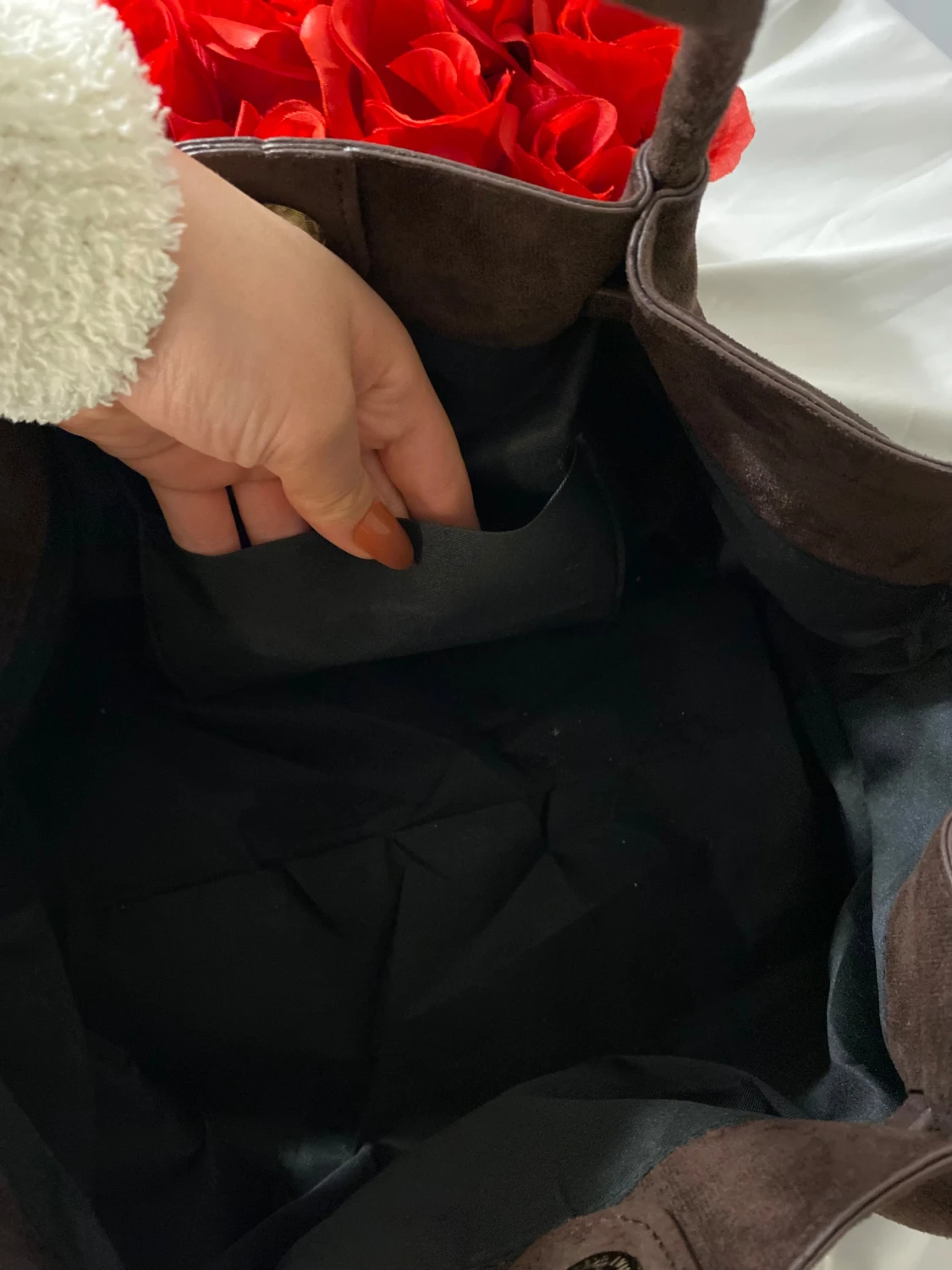 Brun mocka väska - 4