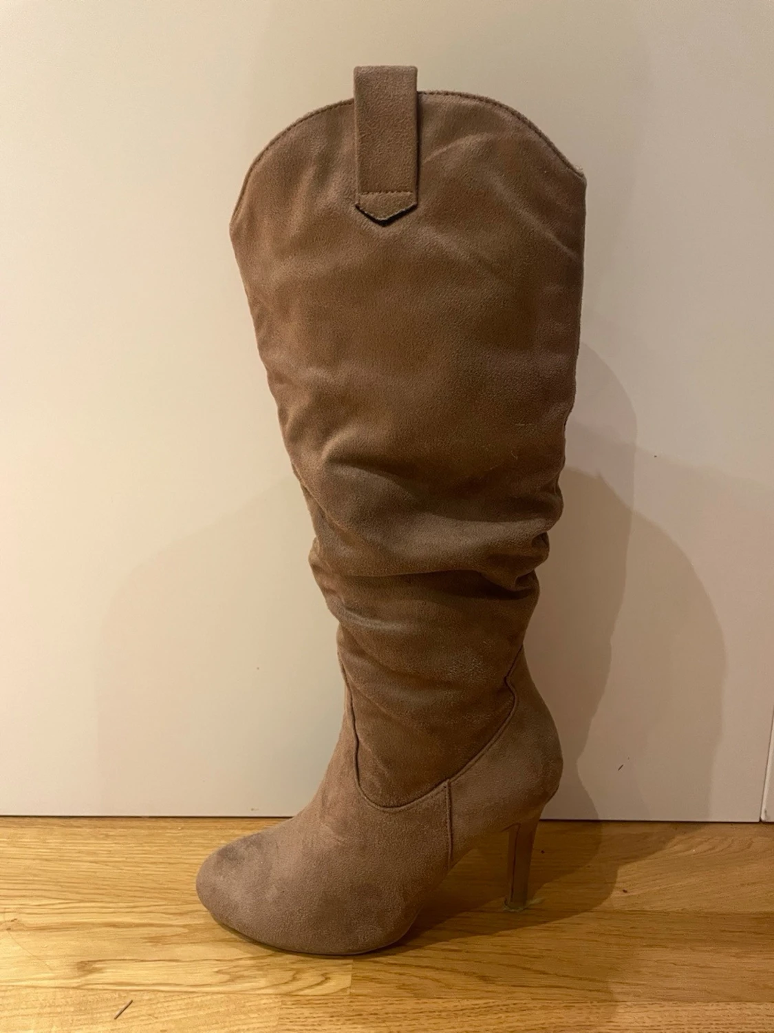 Bruna mockastövlar med klack Anna Field - 1