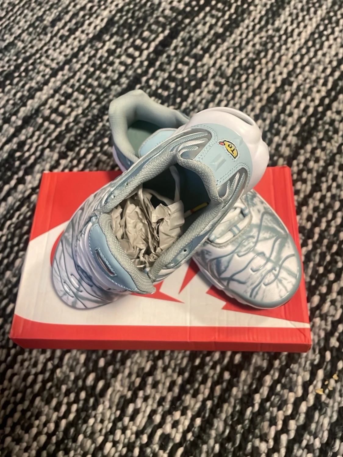 Nike Air Max Plus blå och vit - 3