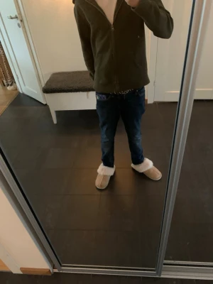 Ralph lauren - Mörk grön Ralph lauren zip hoodie